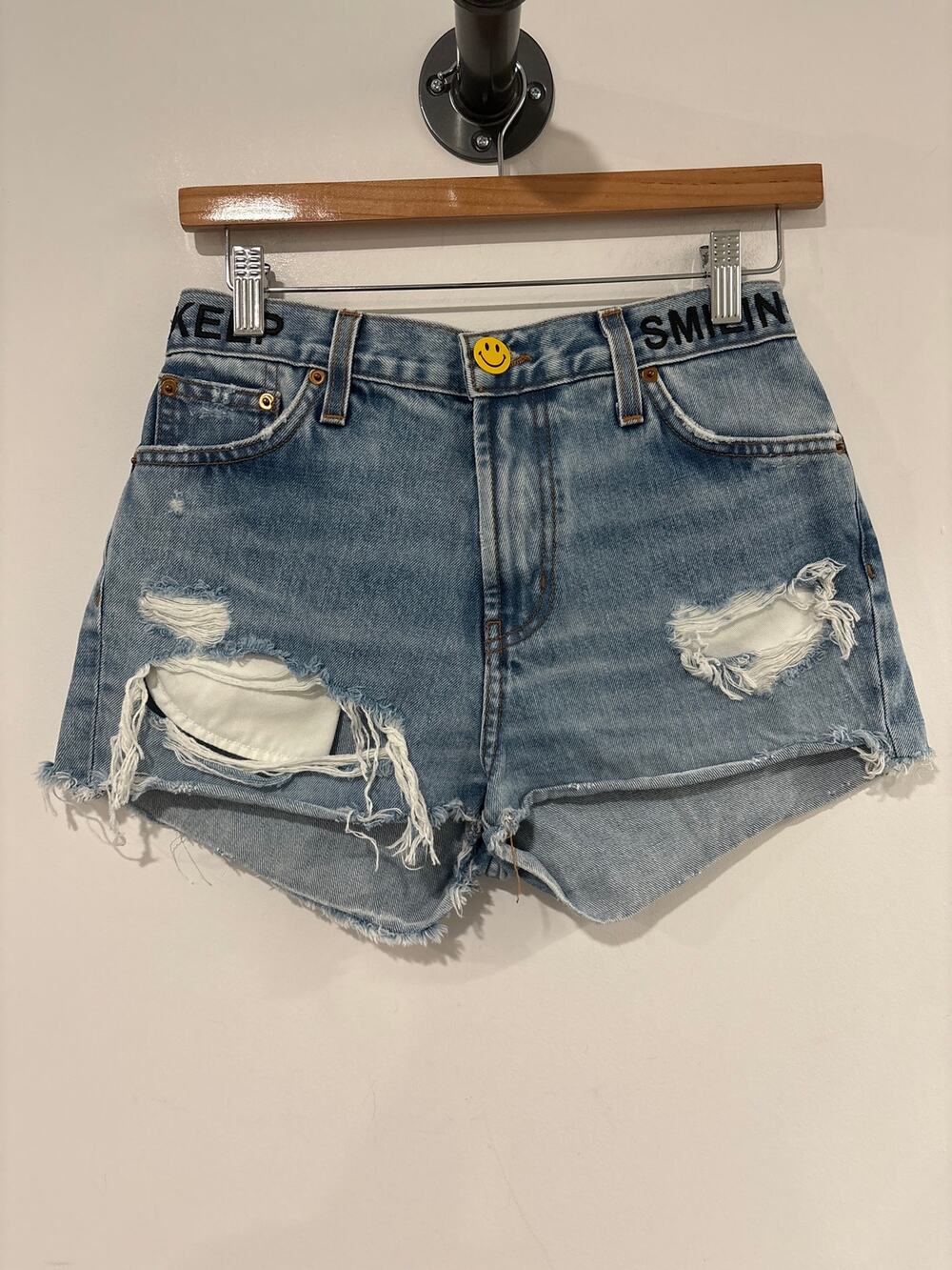 Aviator Nation Jean Shorts Blue Size 26